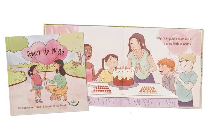 Editora brasileira em NJ lança livro infantil em português: “Amor de Mãe”