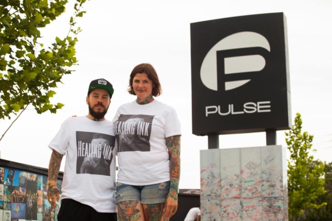 Projeto Healing Ink chega a Orlando para dar suporte às vítimas do atentado à boate Pulse