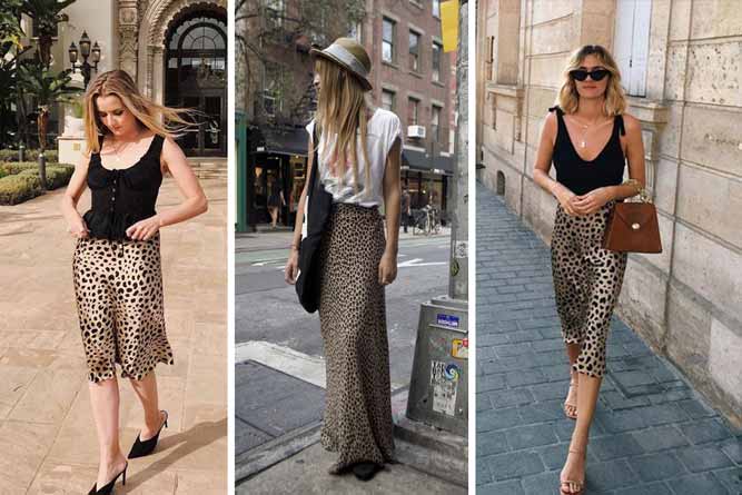 Nova tendência do verão: saias de estampa leopardo!