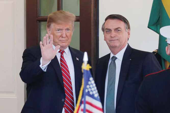 Polêmica e acordos no encontro entre Trump e Bolsonaro