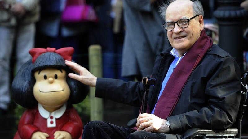 O adeus ao cartunista Quino, criador da mundialmente famosa Mafalda