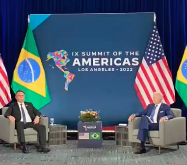 Após encontro de ontem, Bolsonaro elogia Biden: “Estou maravilhado”