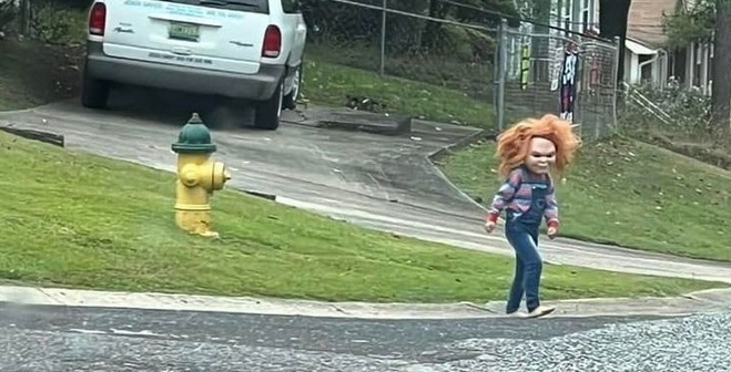 Menino de 5 anos, vestido de Chucky, assusta moradores de sua cidade no Alabama 