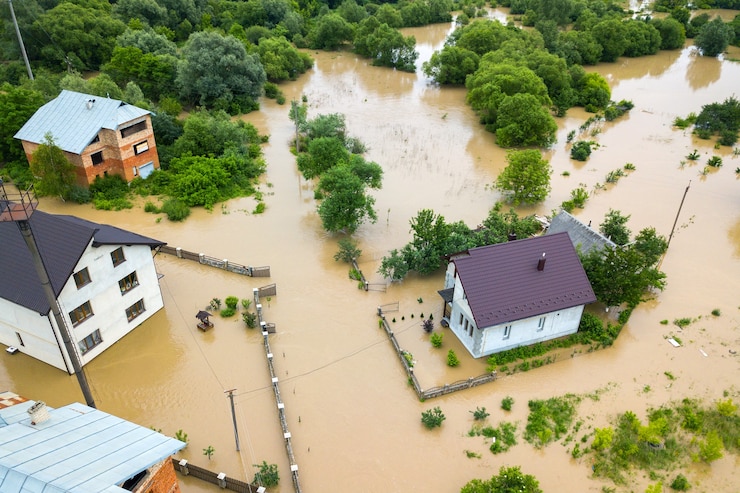 Tempestade inunda cidades, destruindo casas; população fica debaixo d’água