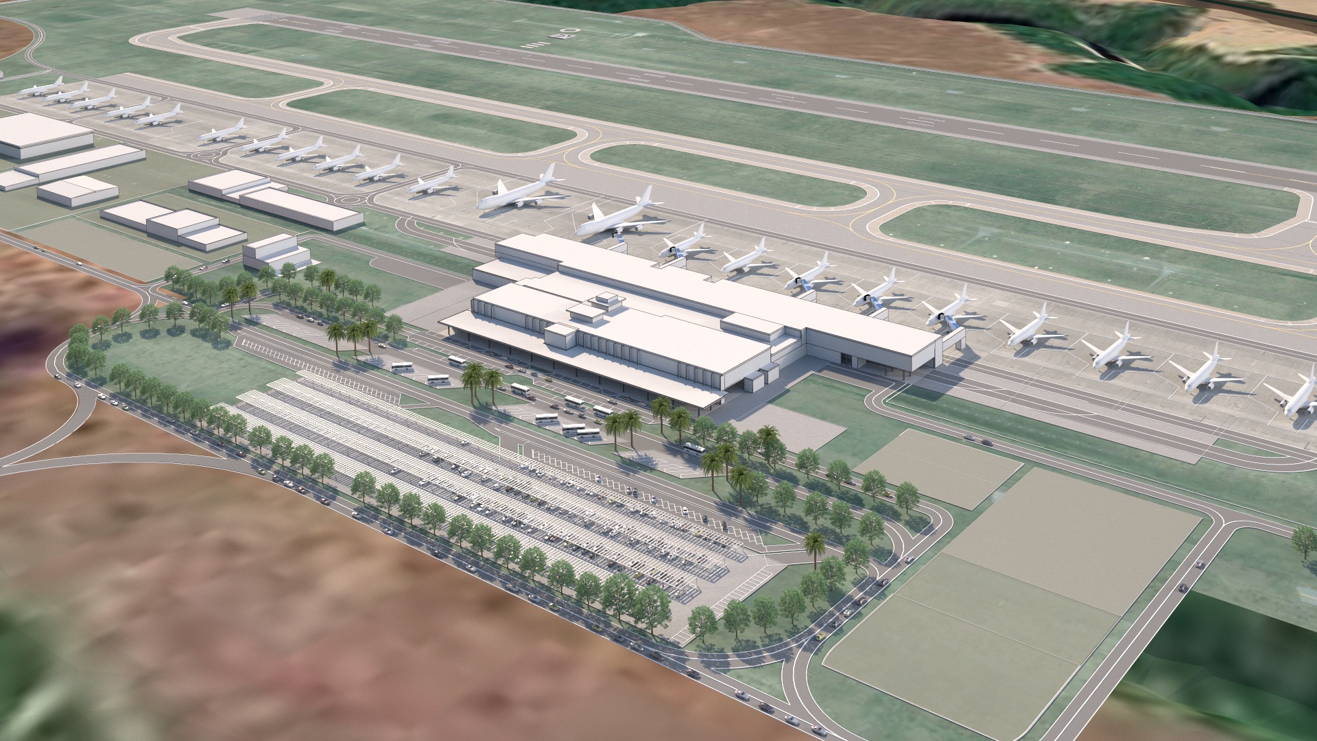 Moderno Aeroporto Internacional será construído na região de Porto Seguro