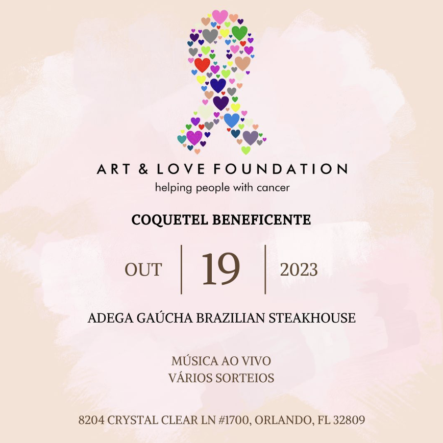 Art & Love Foundation  promove  “COQUETEL” beneficente em prol da luta contra o câncer.