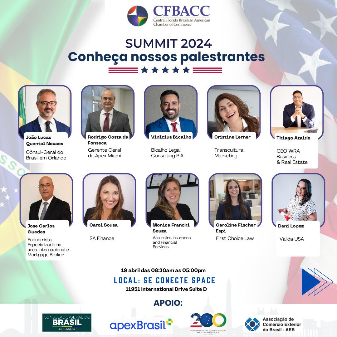 ‘CFBACC Summit 2024’ promove relações de negócios entre empresas e empresários
