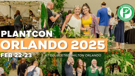PlantCon Orlando 2025 traz mais de 100 expositores e workshops gratuitos para amantes de plantas
