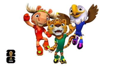 Três mascotes coloridos são revelados para a Copa do Mundo FIFA 2026