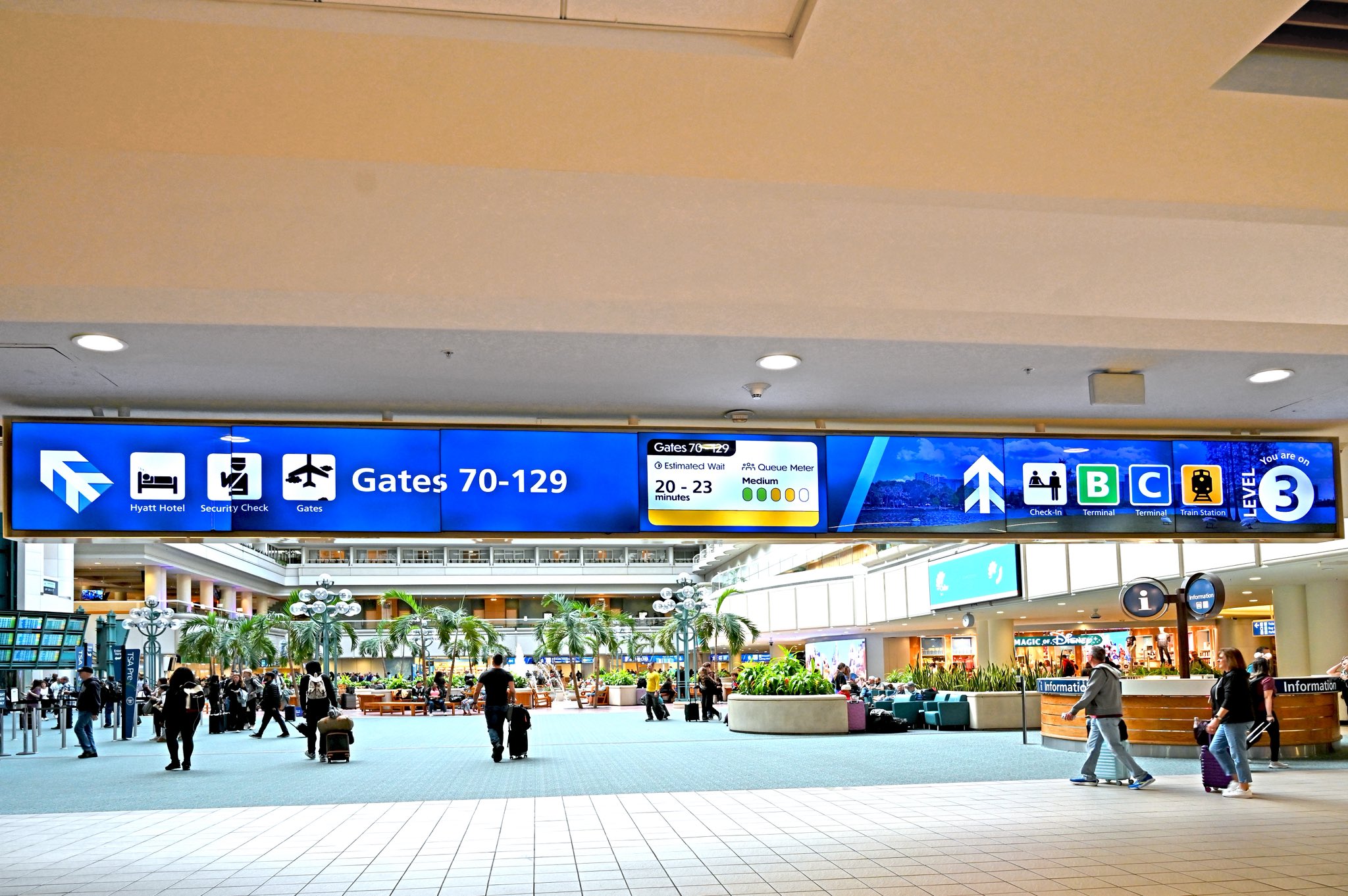 Aeroporto de Orlando é eleito um dos melhores da América do Norte em experiência do passageiro