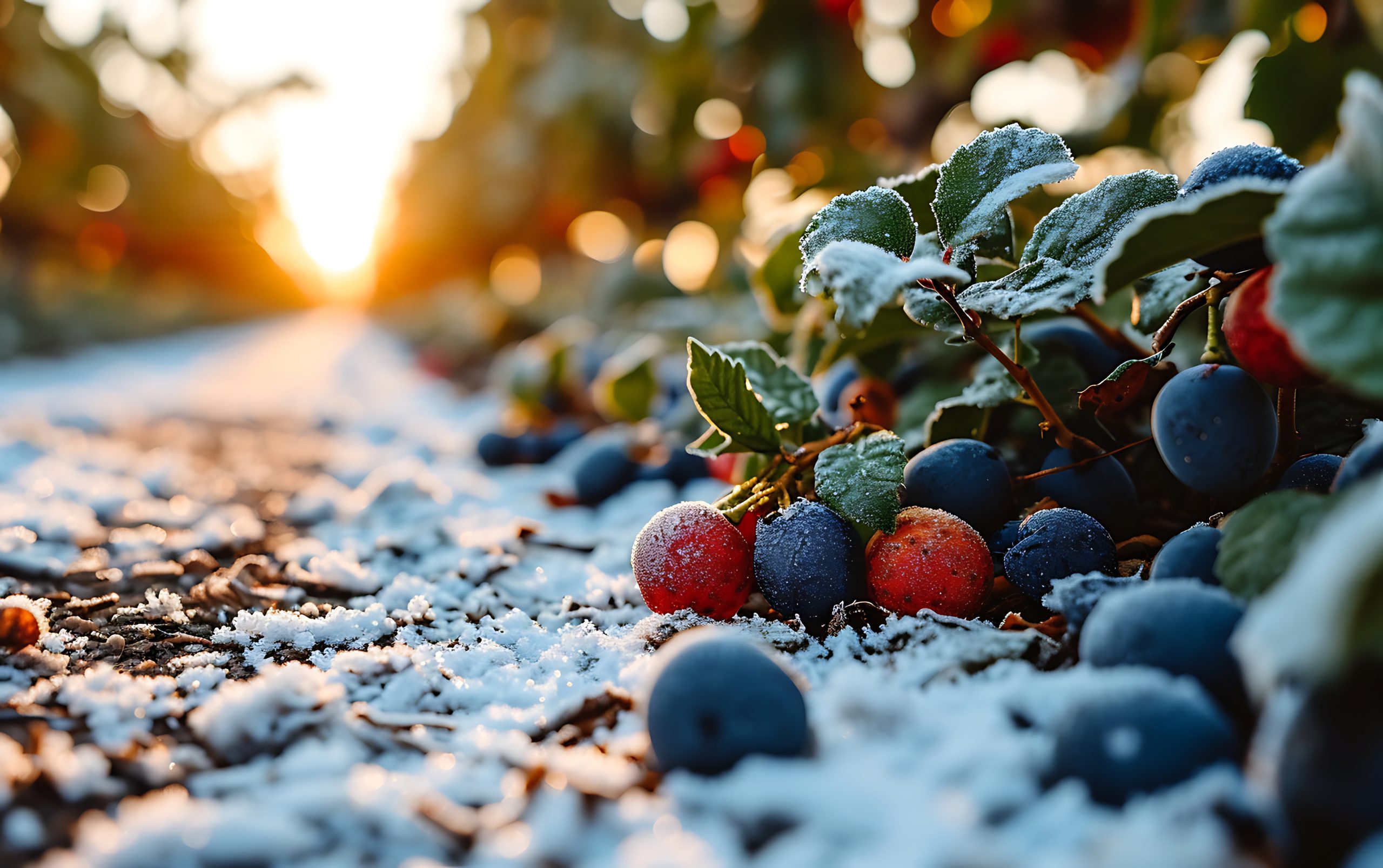 Frio raro e gelo cobrem fazenda em Orlando e ameaçam safras de frutas
