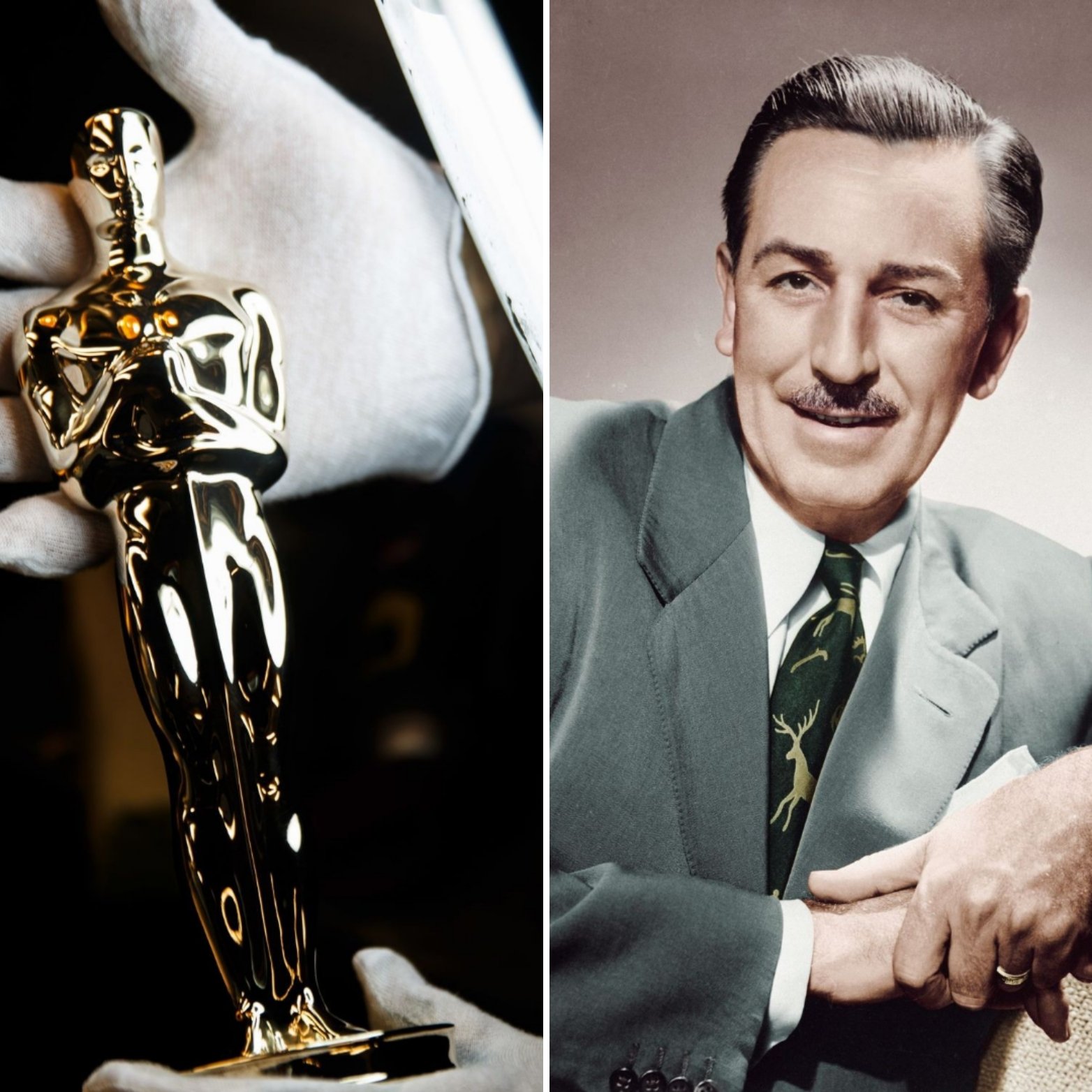 Walt Disney segue como o maior vencedor do Oscar com 22 estatuetas