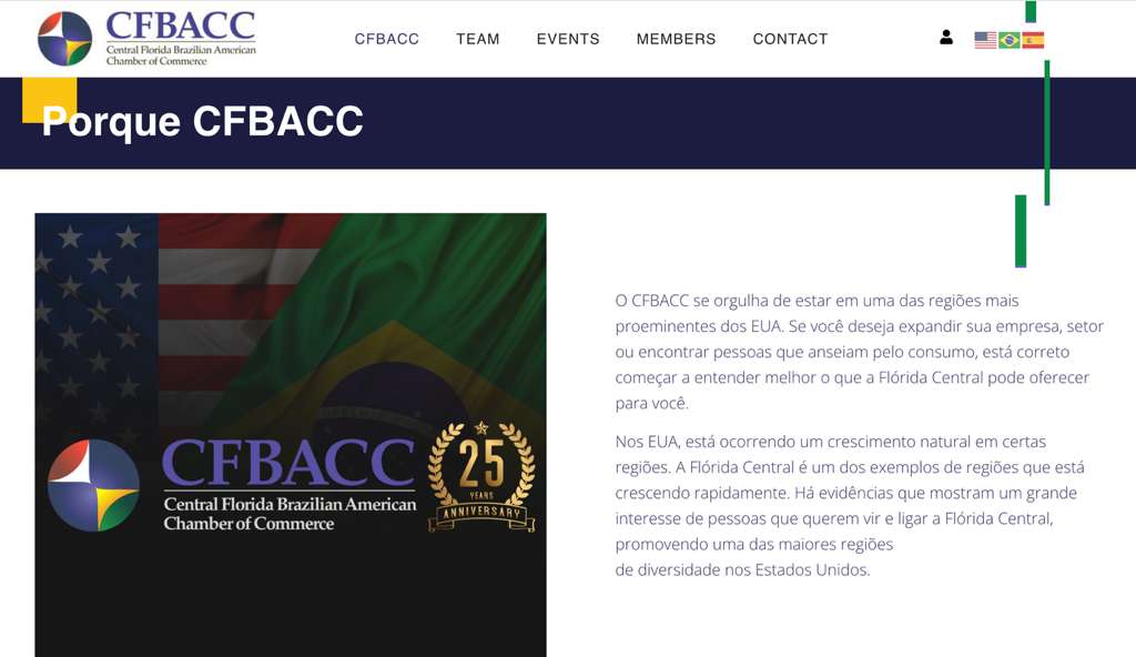 CFBACC reforça missão de conectar a comunidade empresarial brasileira na Flórida Central