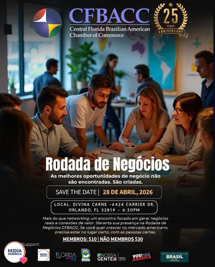 CFBACC promove Rodada de Negócios em Orlando e reforça conexões estratégicas no mercado americano