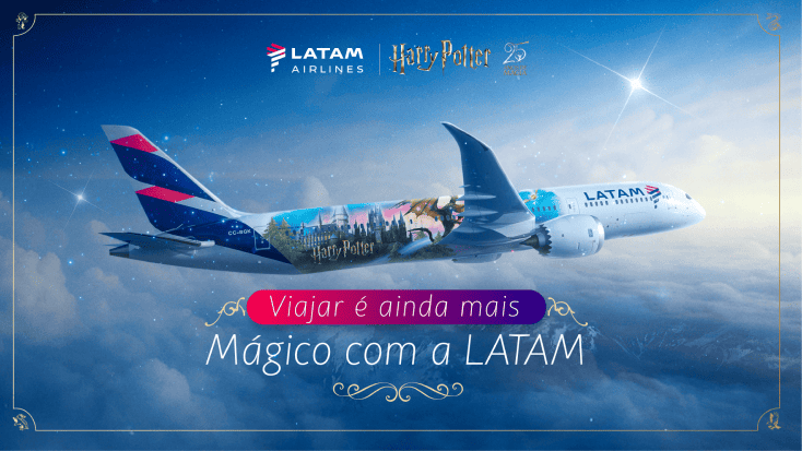 LATAM leva magia de Harry Potter para voo especial rumo a Orlando