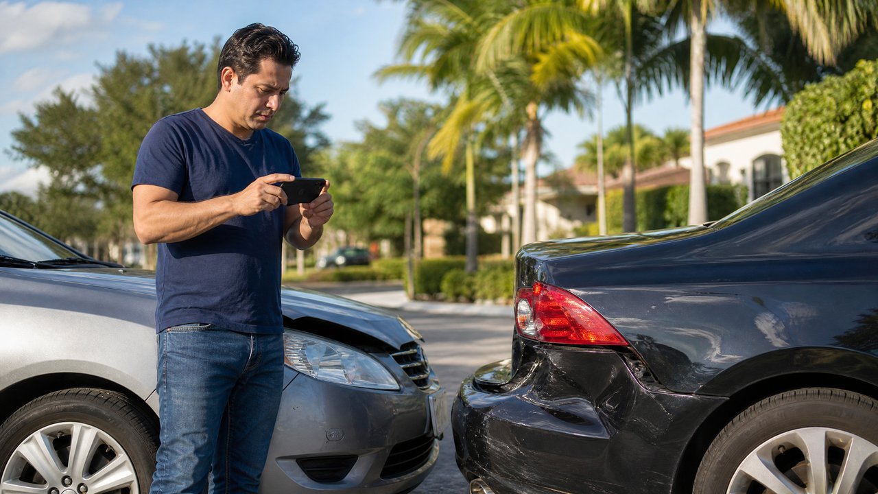 Bati o Carro na Flórida: O Que Fazer Depois de um Acidente