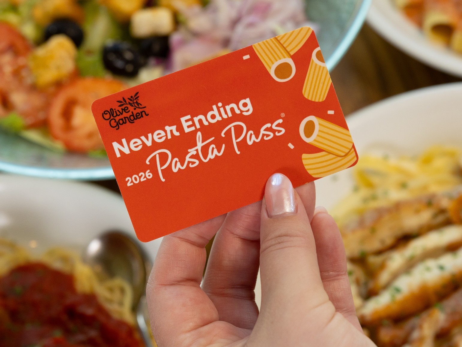 Olive Garden traz de volta promoção com massas ilimitadas a partir de USD $14,99
