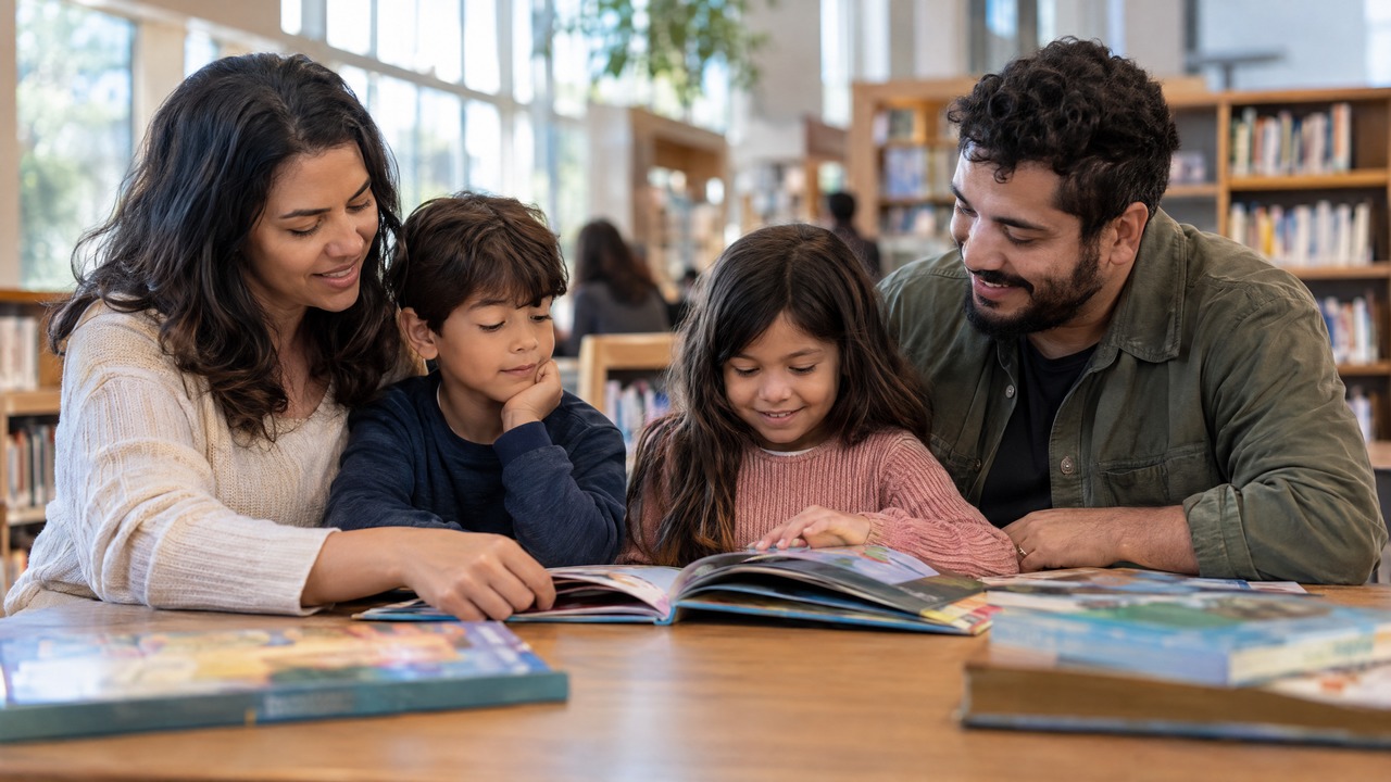 Biblioteca pública nos EUA: um espaço útil para toda a família